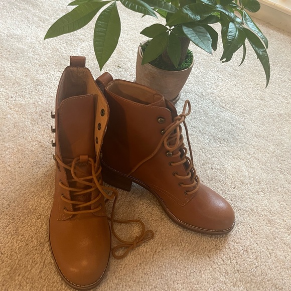 Madewell Patti Lace-Up Boot/Sz 6 NEW - Picture 2 of 8
